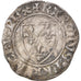 Münze, Frankreich, Charles VI, Blanc Guénar, Saint-Quentin, S+, Billon