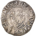 Monnaie, France, Charles VI, Blanc Guénar, Saint-Quentin, TB+, Billon