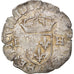 Moneta, Francia, Henri III, Douzain aux deux H, 1577, Angers, Rare, MB+