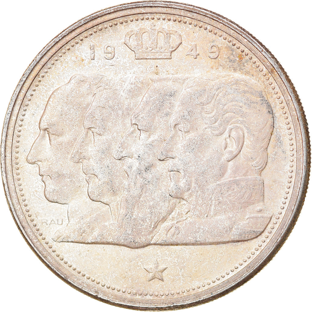 Coin, Belgium, 100 Francs, 100 Frank, 1949, EF(40-45), Silver, KM:139.1