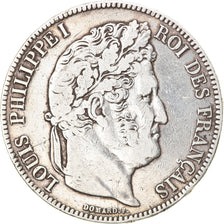 Monnaie, France, Louis-Philippe, 5 Francs, 1834, Nantes, TB+, Argent