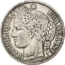 FRANCE, Cérès, 5 Francs, 1849, Paris, KM #761.1, EF(40-45), Silver, Gadoury #719