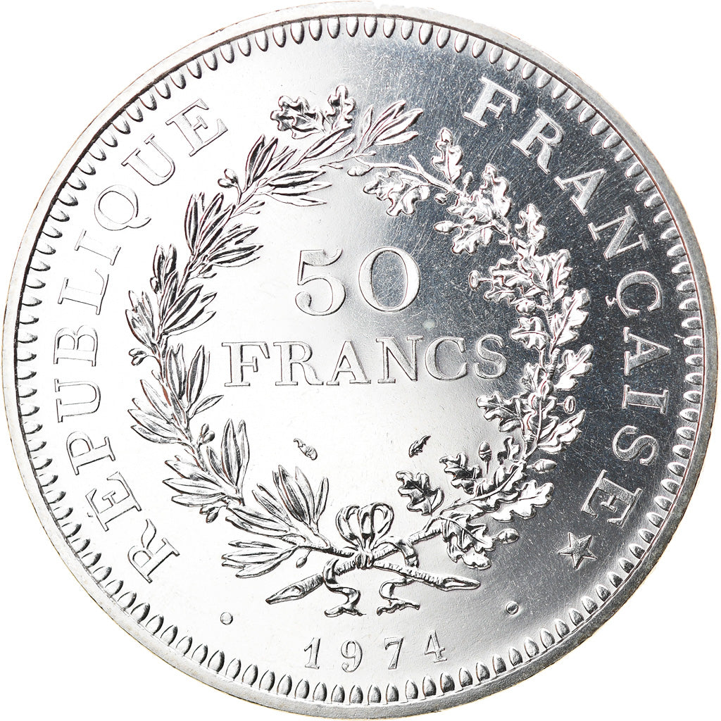 Monnaie, France, Hercule, 50 Francs, 1974, Paris, FDC, FDC, Argent, KM:941.1