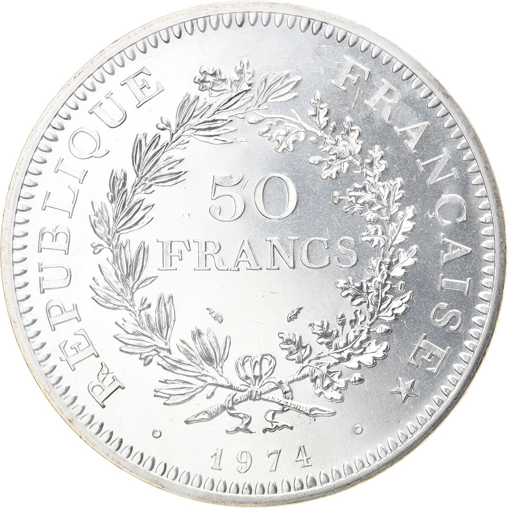 Monnaie, France, Hercule, 50 Francs, 1974, Paris, FDC, FDC, Argent, KM:941.1