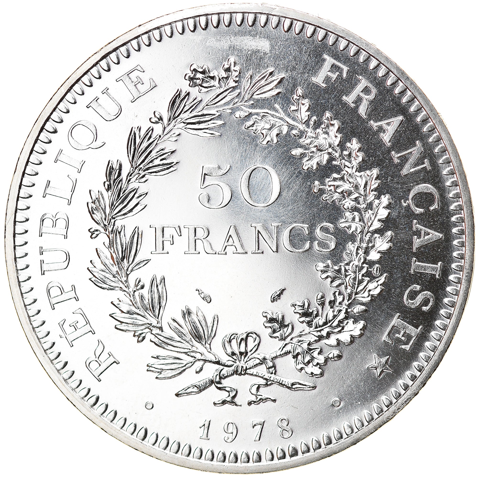 Monnaie, France, Hercule, 50 Francs, 1978, Paris, SPL+, Argent, Gadoury:882
