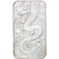 Coin, Australia, Chinese Dragon, 1 Dollar, 2018, 1 Oz, MS(65-70), Silver