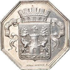 Francja, Token, Caisse d'Épargne de Bayonne, 1834, AU(50-53), Srebro