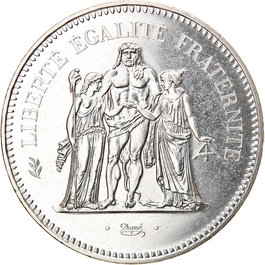 Coin, France, Hercule, 50 Francs, 1980, Paris, FDC, MS(65-70), Silver, KM:941.1