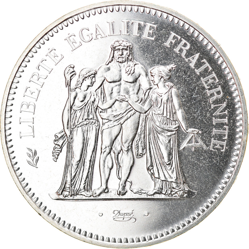 Coin, France, Hercule, 50 Francs, 1980, Paris, FDC, MS(65-70), Silver, KM:941.1