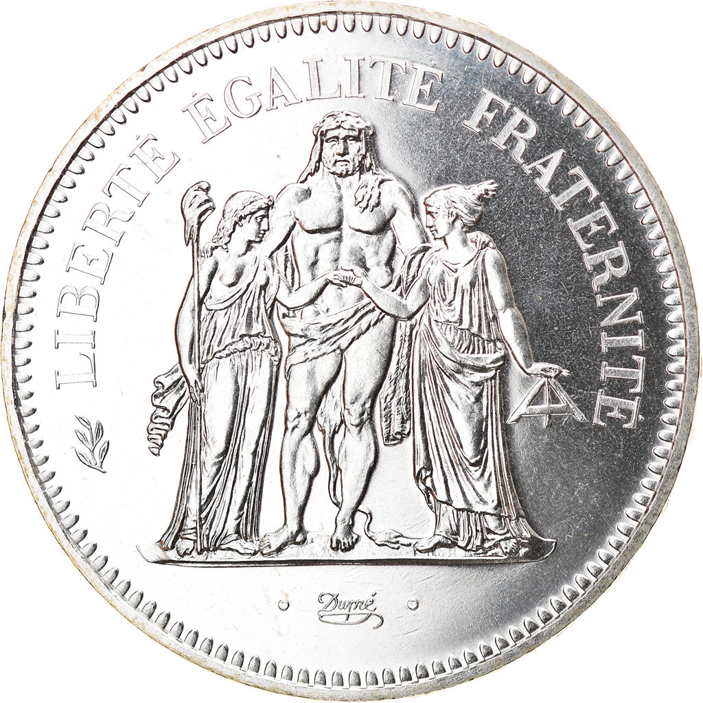 Coin, France, Hercule, 50 Francs, 1980, Paris, FDC, MS(65-70), Silver, KM:941.1