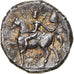 Moneta, Calabria, Tarentum, Nomos, 240-228 BC, AU(50-53), Srebro, HN Italy:1058