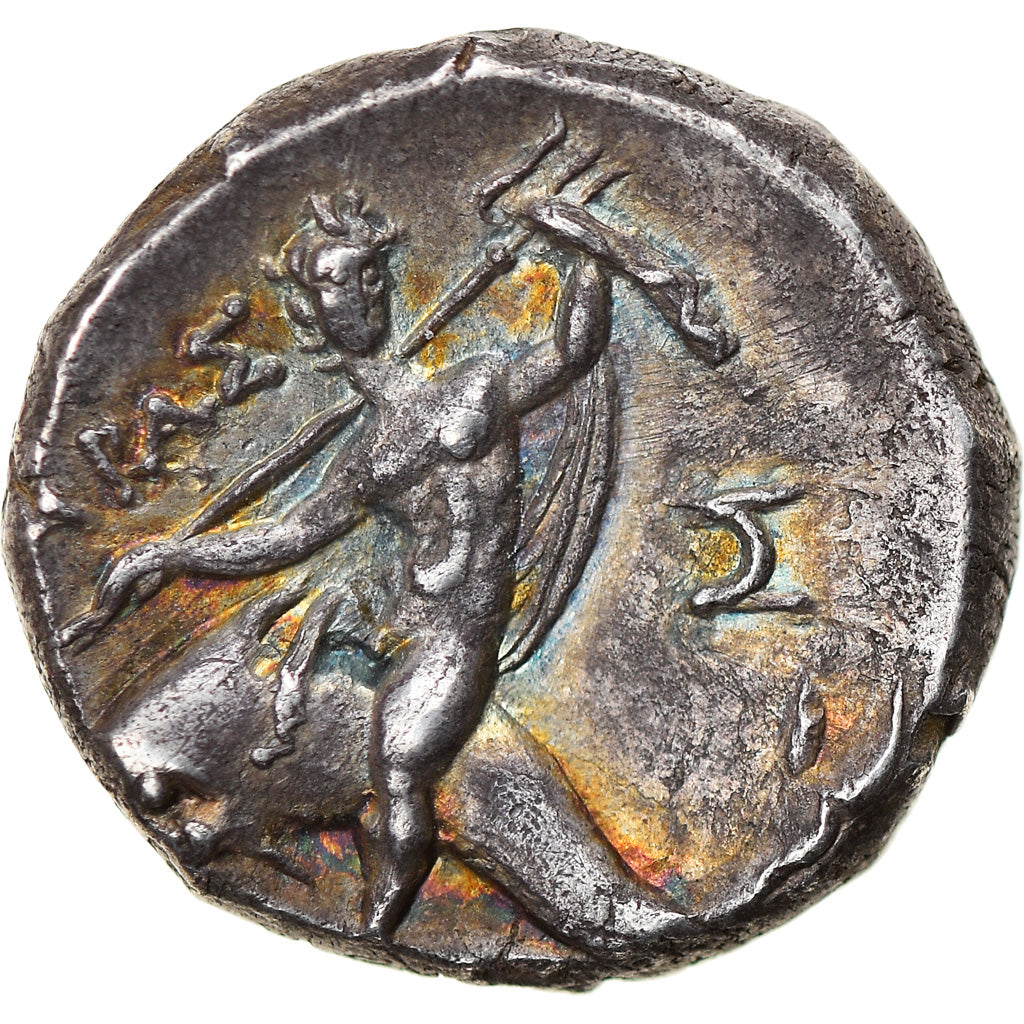 Moneta, Calabria, Tarentum, Nomos, 240-228 BC, BB+, Argento, HN Italy:1058