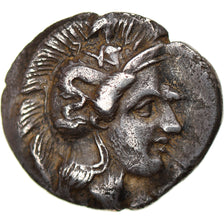 Moneda, Lucania, Thourioi, Triobol, 400-350 BC, MBC, Plata, HN Italy:1806
