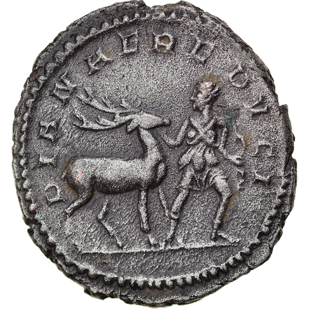 Moneta, Postumus, Antoninianus, 266, Cologne, Rare, BB+, Biglione, RIC:300