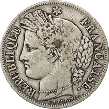 FRANCE, Cérès, 5 Francs, 1850, Paris, KM #761.1, VF(30-35), Silver, Gadoury #719