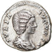 Moneta, Julia Domna, Denarius, 196-211, Rome, AU(50-53), Srebro, RIC:577