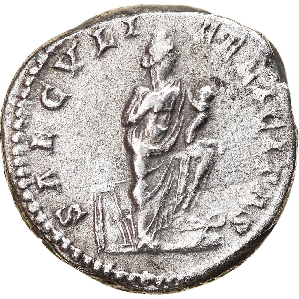 Moneda, Julia Domna, Denarius, 196-211, Rome, MBC+, Plata, RIC:577