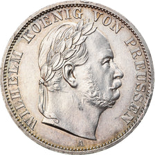 Moeda, Estados Alemães, PRUSSIA, Wilhelm I, Thaler, 1866, Berlin, MS(60-62)