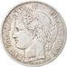 Moneta, Francia, Cérès, 5 Francs, 1849, Paris, MB+, Argento, KM:761.1