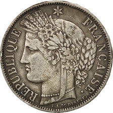 FRANCE, Cérès, 5 Francs, 1850, Paris, KM #761.1, EF(40-45), Silver, Gadoury #719