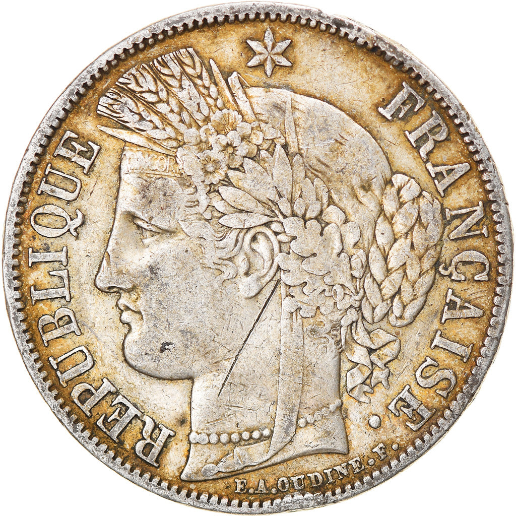 Monnaie, France, Cérès, 5 Francs, 1851, Paris, TB+, Argent, Gadoury:719