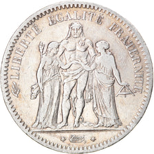 Monnaie, France, Hercule, 5 Francs, 1849, Paris, TB+, Argent, Gadoury:683