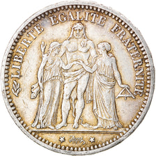 Monnaie, France, Hercule, 5 Francs, 1870, Paris, TTB, Argent, Gadoury:745