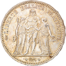 Coin, France, Hercule, 5 Francs, 1873, Paris, MS(60-62), Silver, KM:820.1