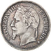 Moneta, Francia, Napoleon III, 5 Francs, 1869, Strasbourg, MB+, Argento