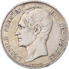 Coin, Belgium, Leopold I, 5 Francs, 5 Frank, 1851, VF(30-35), Silver, KM:17