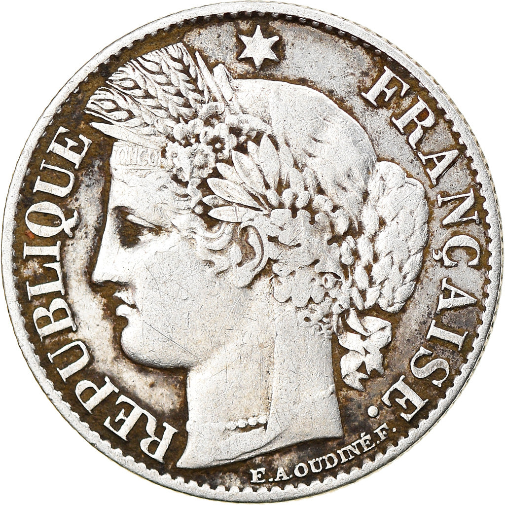 Münze, Frankreich, Cérès, 50 Centimes, 1882, Paris, SS, Silber, KM:834.1