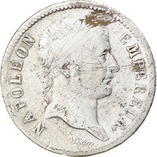 Moneta, Francia, Napoléon I, Franc, 1812, Paris, B+, Argento, KM:692.1