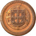 Munten, Portugal, 5 Centavos, 1921, ZF+, Bronze, KM:569