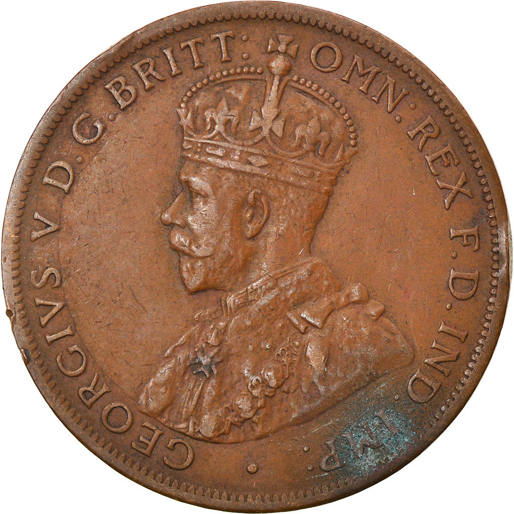 Coin, Australia, George V, Penny, 1924, EF(40-45), Bronze, KM:23