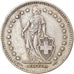 Coin, Switzerland, 2 Francs, 1936, Bern, EF(40-45), Silver, KM:21