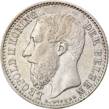 Coin, Belgium, Leopold II, Franc, 1886, EF(40-45), Silver, KM:29.1