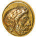 Coin, Lesbos, Mytilene, Hekte, 377-326 BC, AU(50-53), Electrum, HGC:6-1027