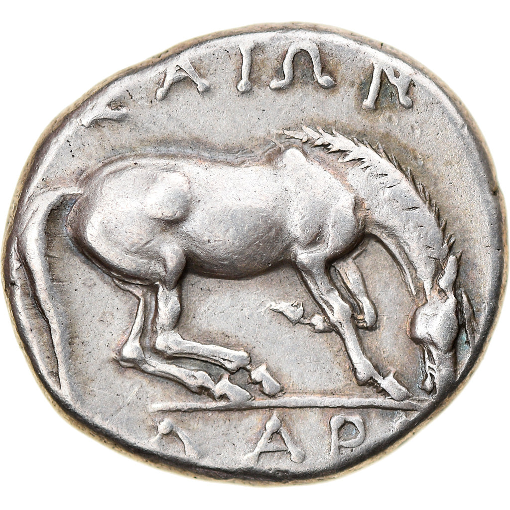 Monnaie, Thessalie, Larissa, Drachme, 356-342 BC, TTB, Argent, HGC:4-454