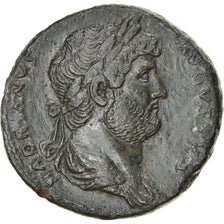 Moeda, Hadrian, Sestertius, 132-134, Rome, Extremamento rara, AU(50-53), Bronze