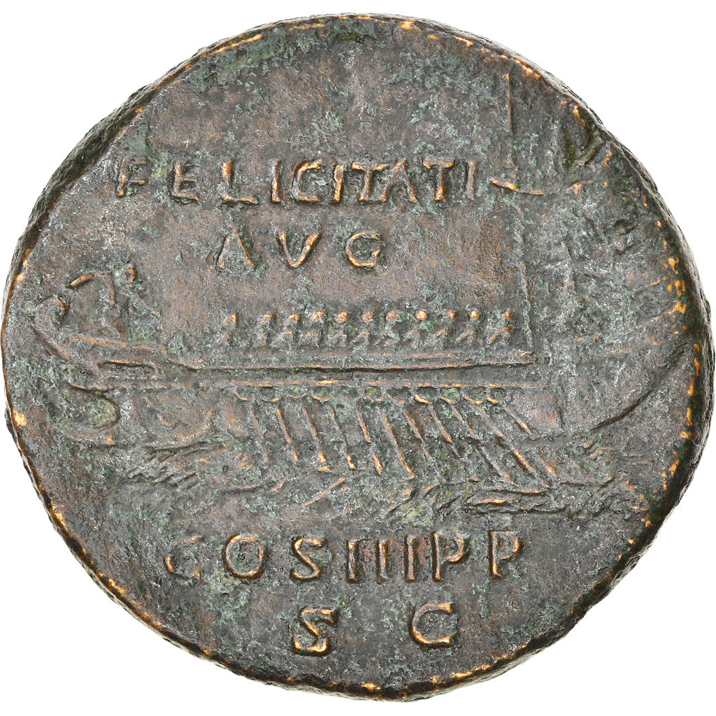 Monnaie, Hadrien, Sesterce, 132-134, Rome, Extremely rare, TTB+, Bronze, RIC:--