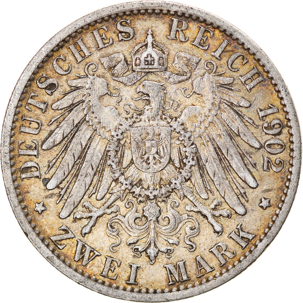 Münze, Deutsch Staaten, PRUSSIA, Wilhelm II, 2 Mark, 1902, Berlin, SS, Silber