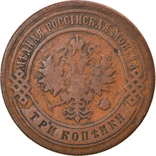 Coin, Russia, Nicholas II, 3 Kopeks, 1903, Saint-Petersburg, VF(30-35), Copper
