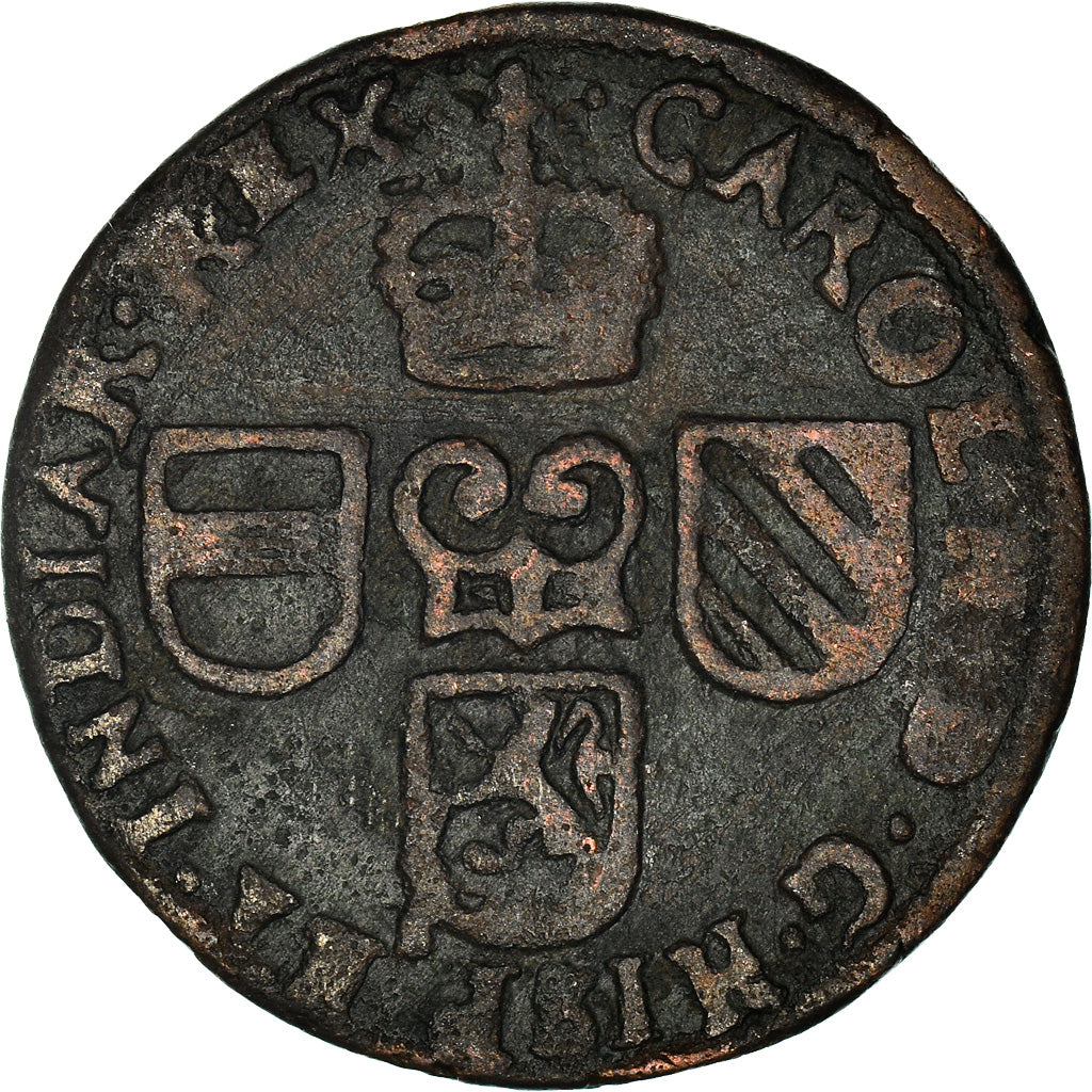 Coin, Spanish Netherlands, Flanders, Charles II, Liard, 12 Mites, 1694