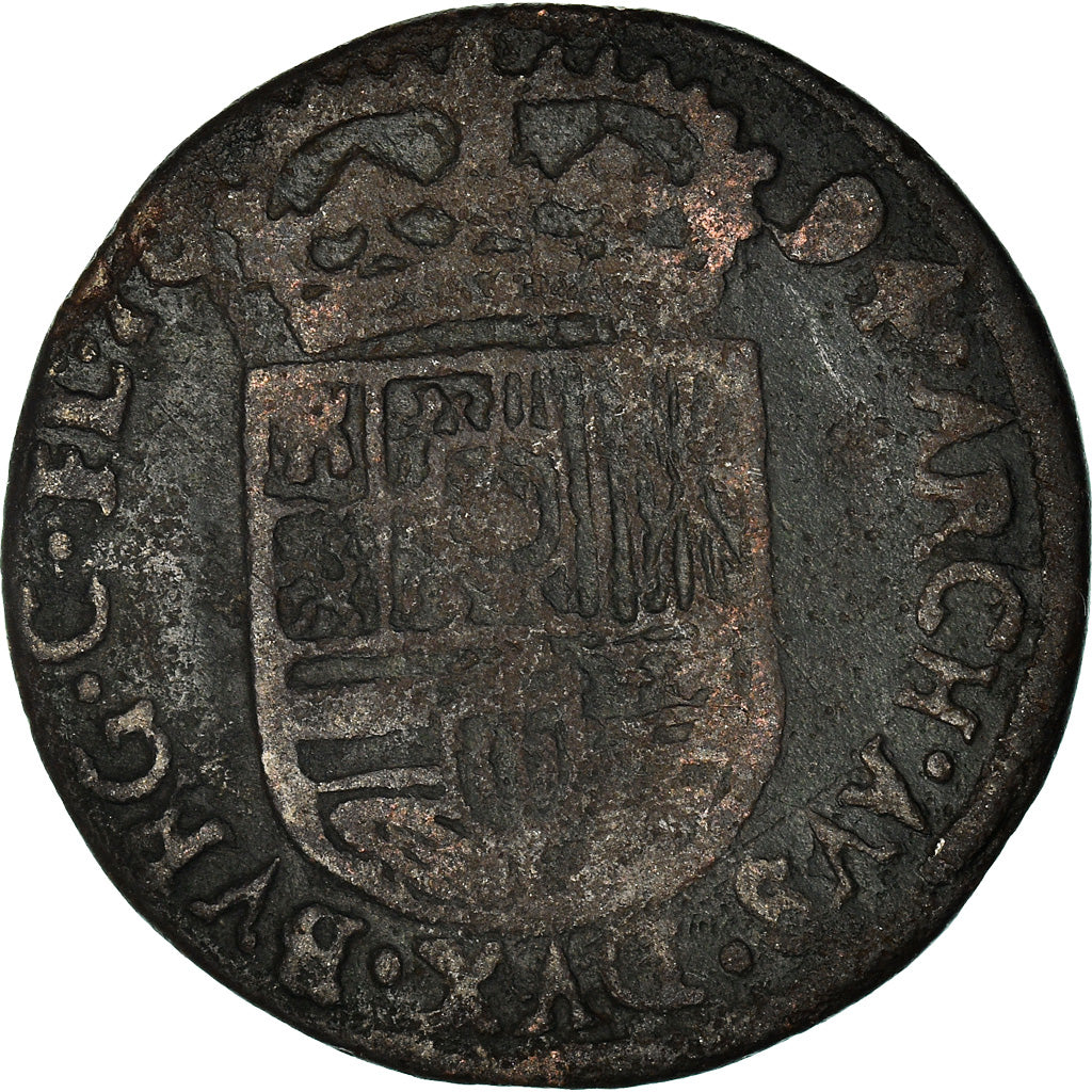 Coin, Spanish Netherlands, Flanders, Charles II, Liard, 12 Mites, 1694