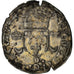 Moneta, Francja, Henri II, Douzain aux croissants, 1551, Lyon, VF(30-35), Bilon