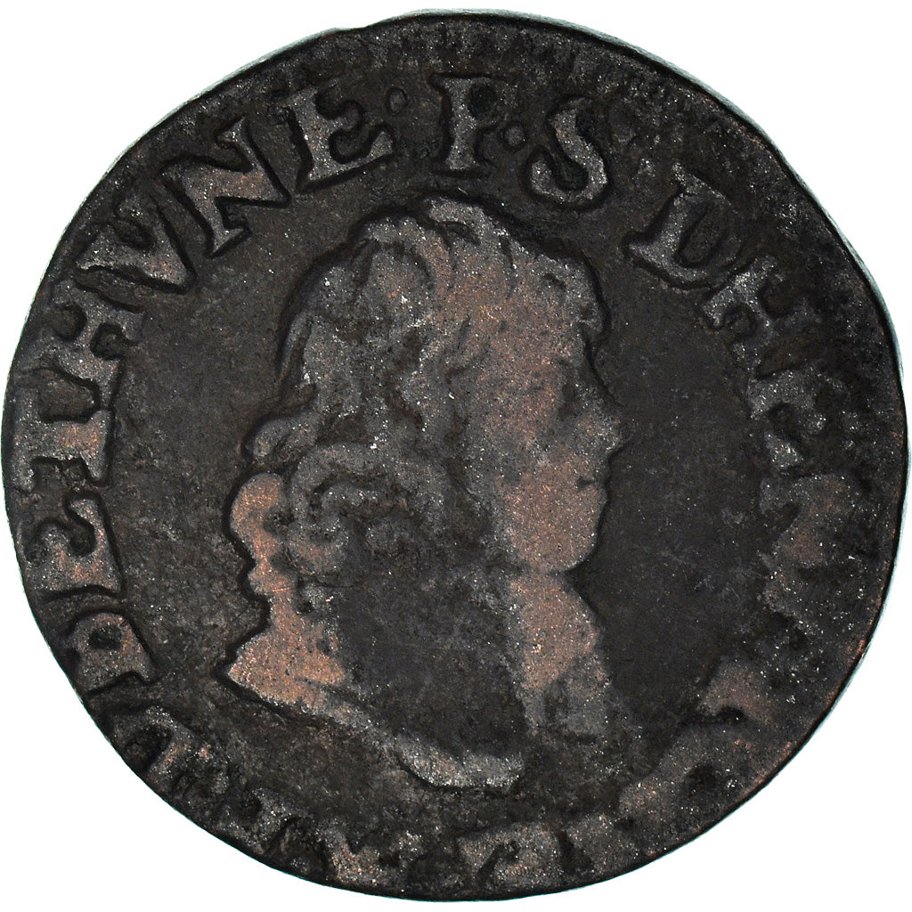Monnaie, France, Berry, Maximilien III François, Double Tournois, 1642