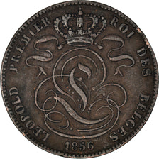 Coin, Belgium, Leopold I, 5 Centimes, 1856, EF(40-45), Copper, KM:5.1