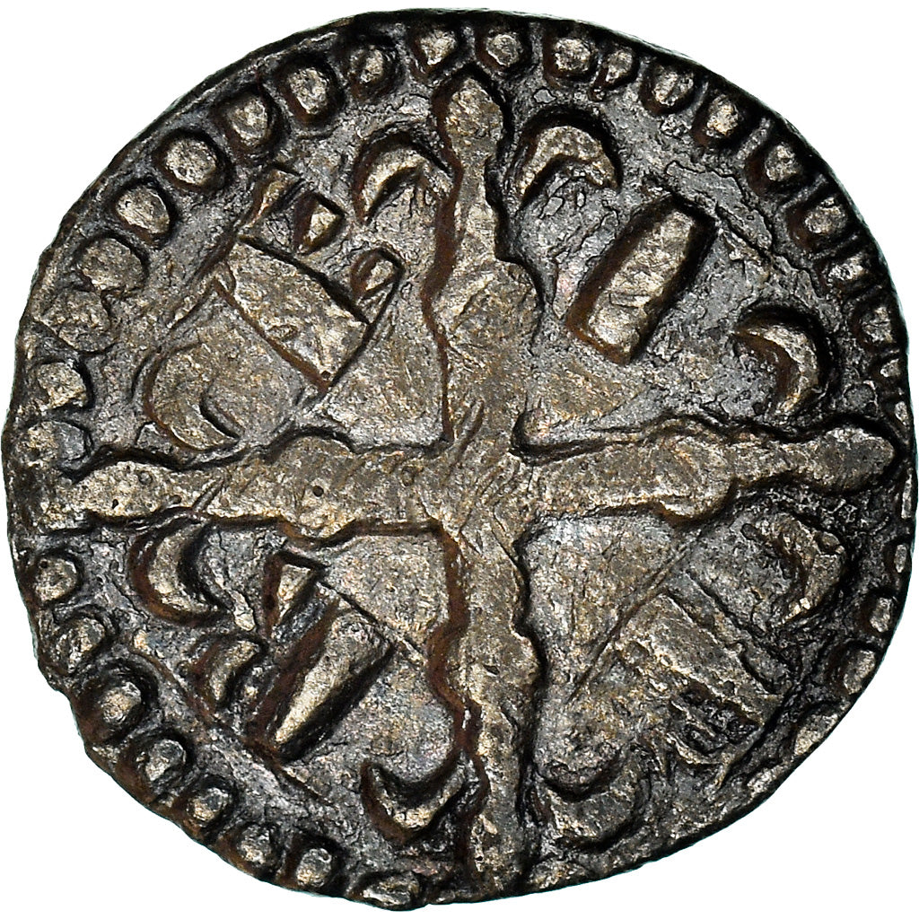 Moneta, Belgio, Flanders, Anonymous, Denarius, Ypres, BB, Argento, Ghyssens:1117