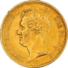 Moeda, França, Louis-Philippe, 20 Francs, 1831, Paris, VF(30-35), Dourado