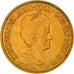 Coin, Netherlands, Wilhelmina I, 10 Gulden, 1912, MS(60-62), Gold, KM:149
